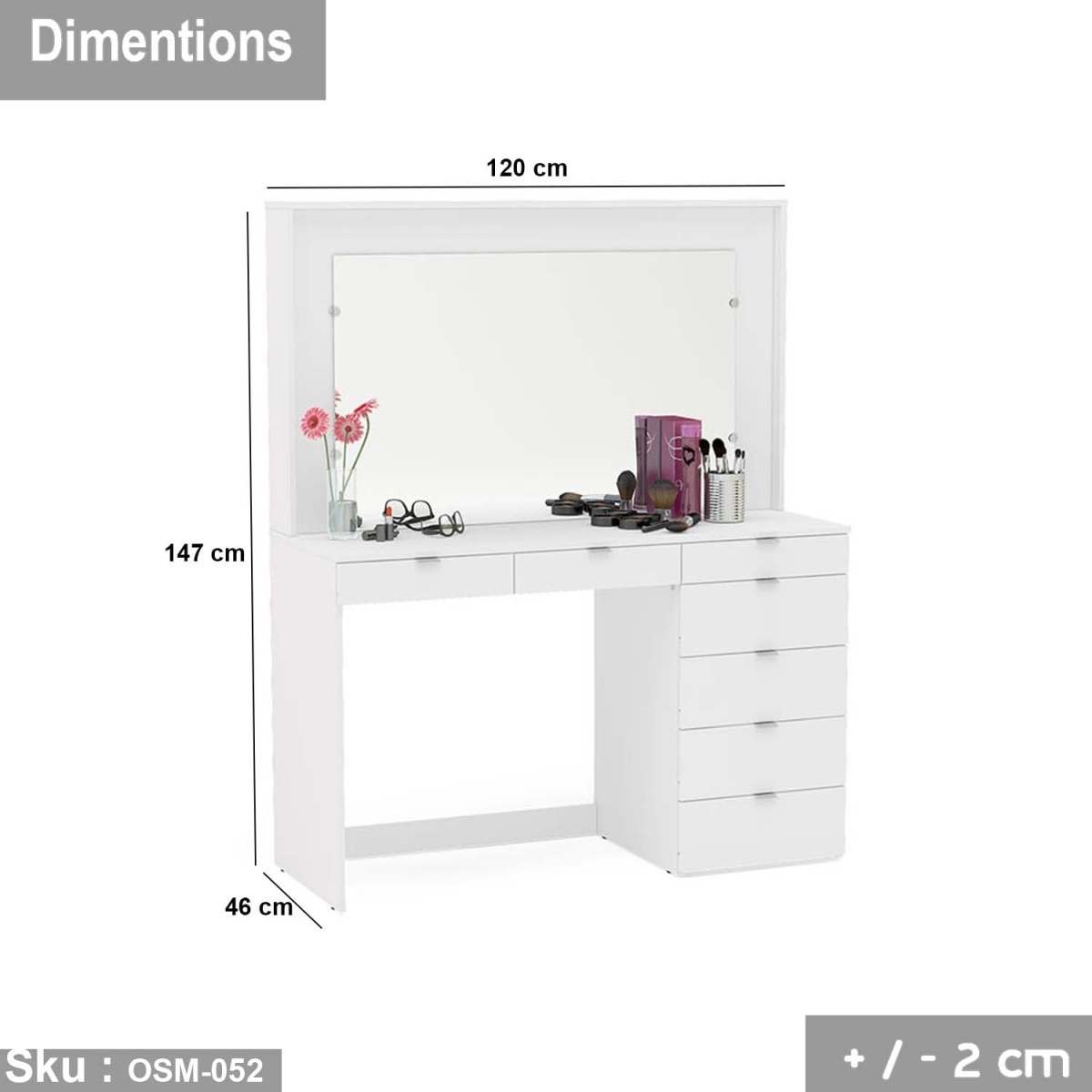 High-quality MDF wood hairstyle - OSM-052 - Image 3