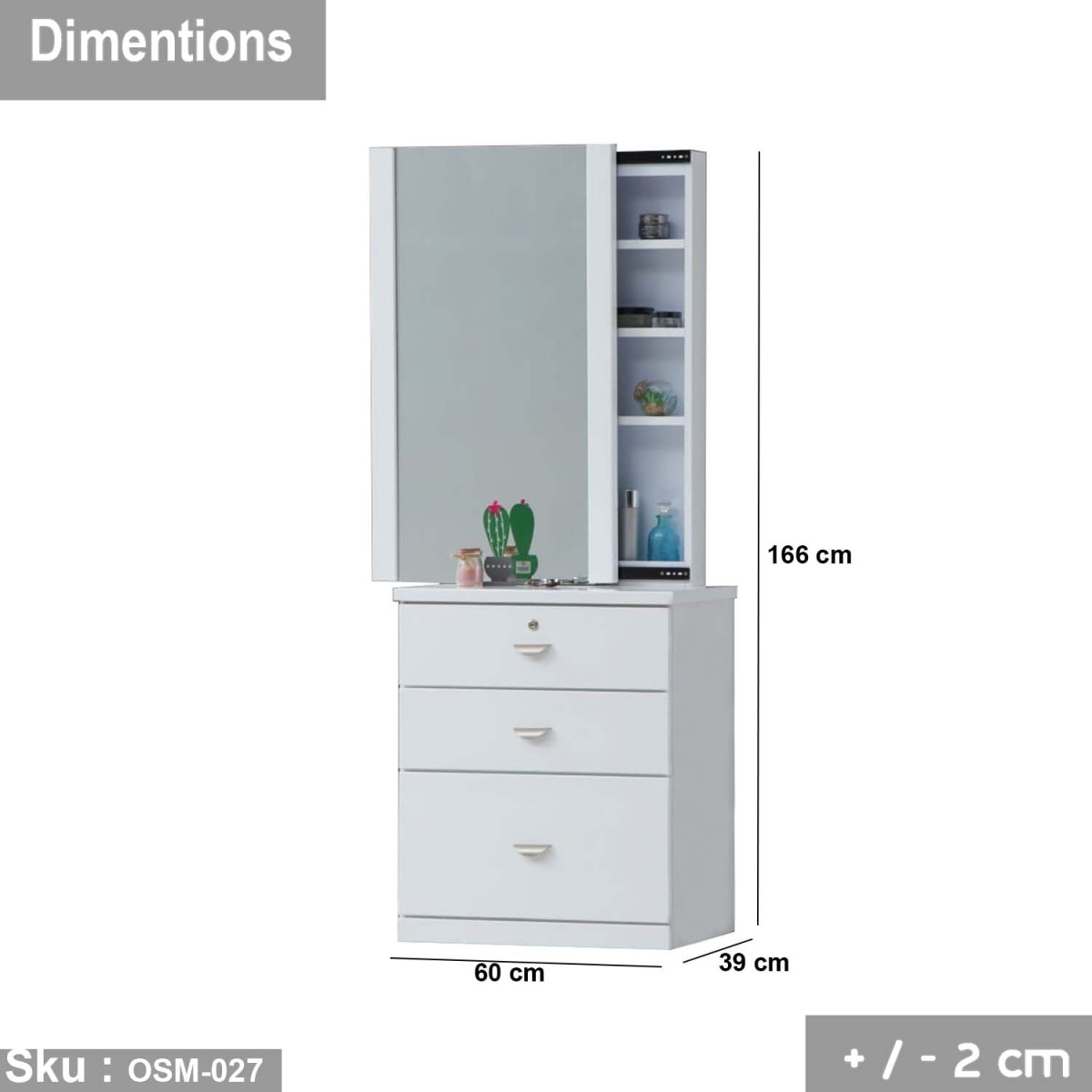 High-quality MDF wood hairstyle - OSM-027 - Image 3