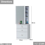 High-quality MDF wood hairstyle - OSM-027 - Image 3