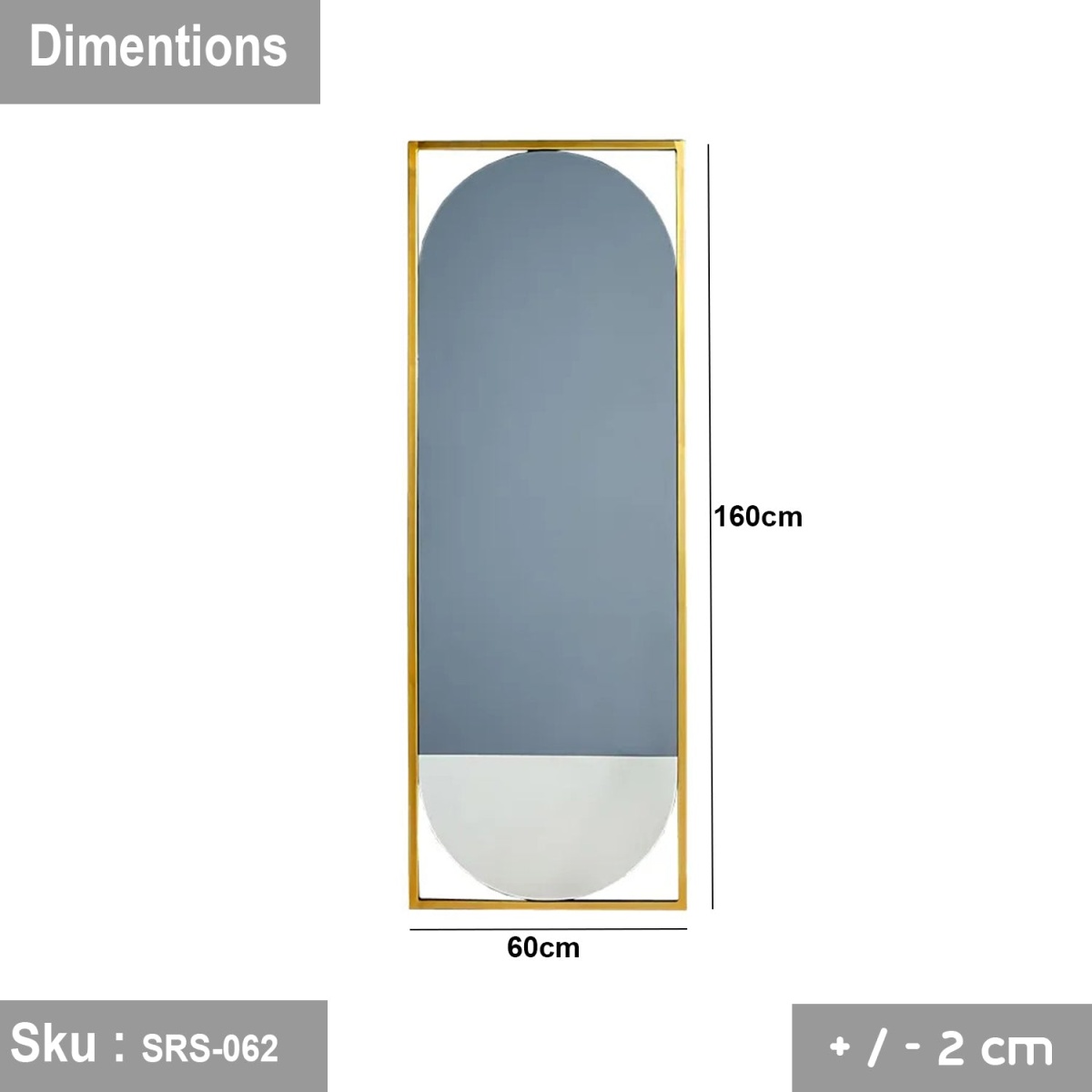Decorative Steel Mirror - SRS-062 - Image 3