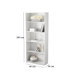 High quality MDF wood bookcase - OSM-443 - Image 3