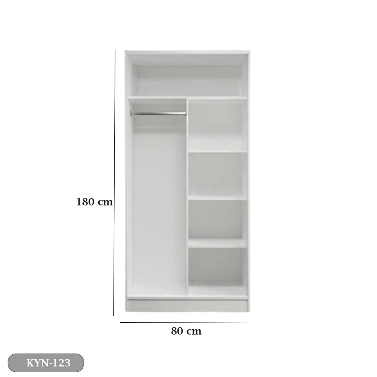 MDF wood dressing with HPL layer - KYN-123 - Image 3