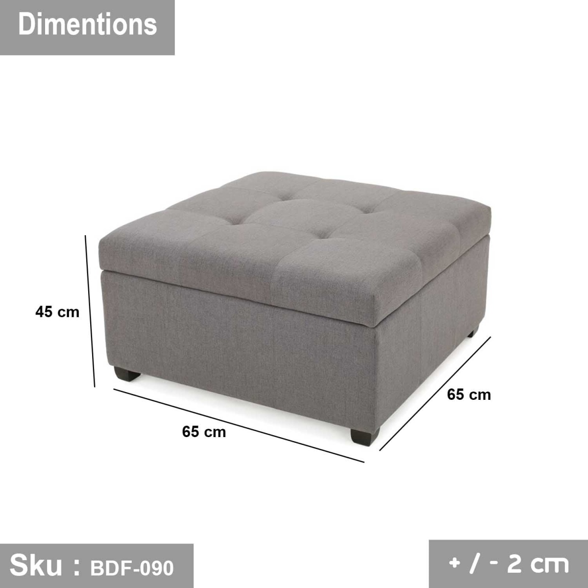 MDF and Beech Wood Buffet - BDF-090 - Image 3