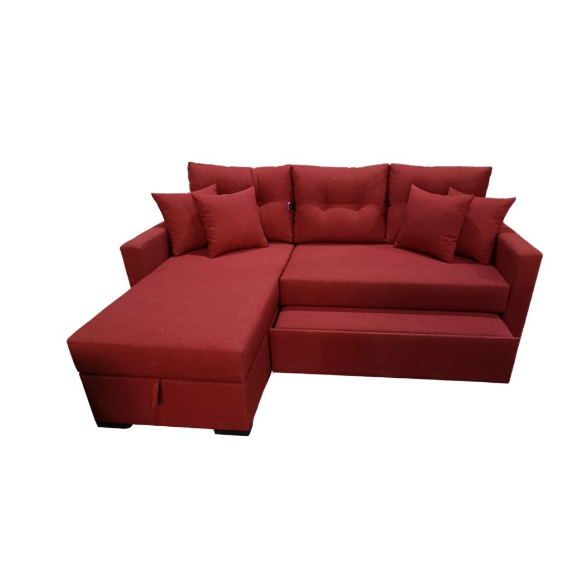 Manx sofa, 2 seater, bed and storage compartment - red beech wood - HST-037 - Image 4
