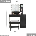 High-quality MDF wood hairstyle - OSM-067 - Image 3