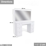 High-quality MDF wood hairstyle - OSM-037 - Image 3