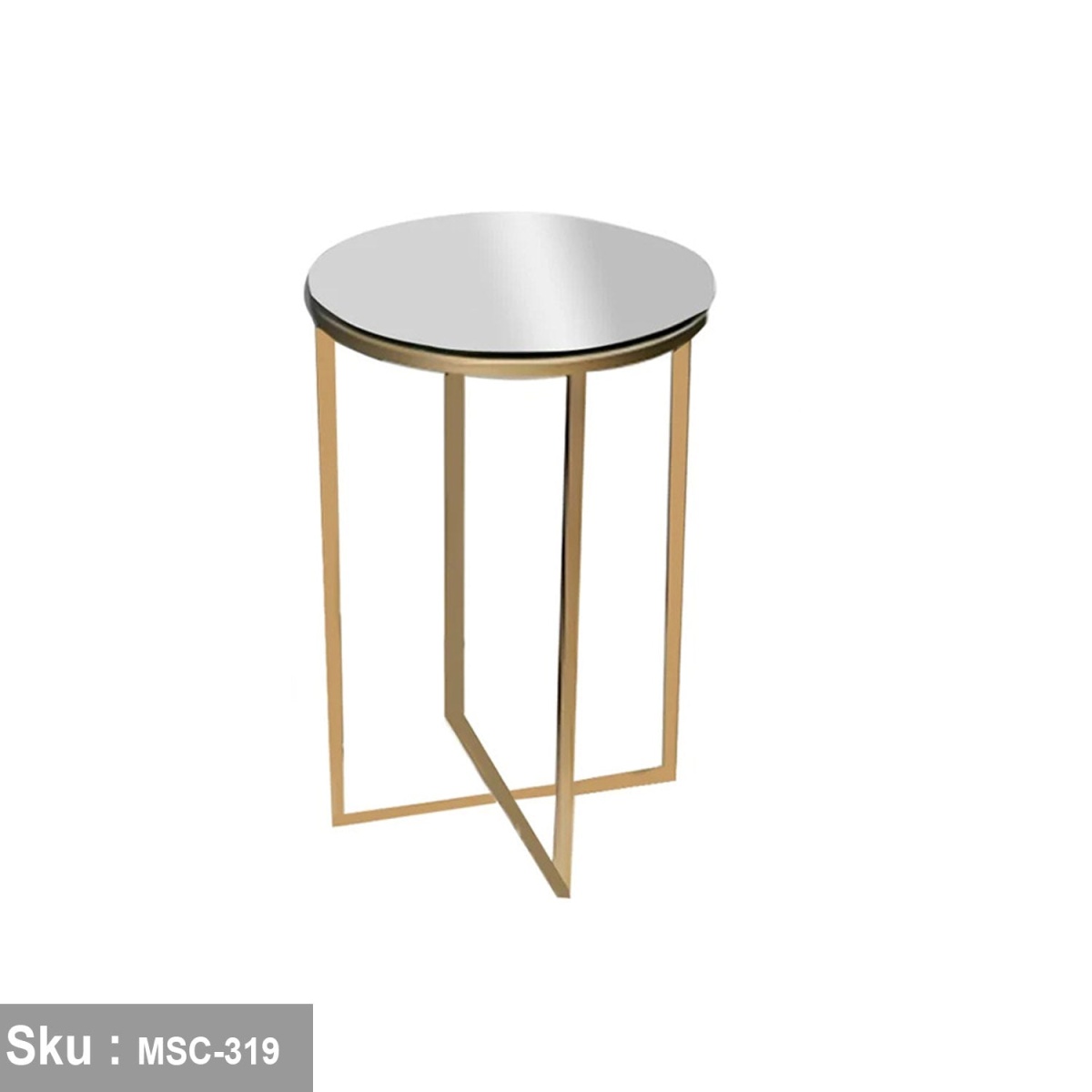 Amita side table, iron with electrostatic paint - Image 3