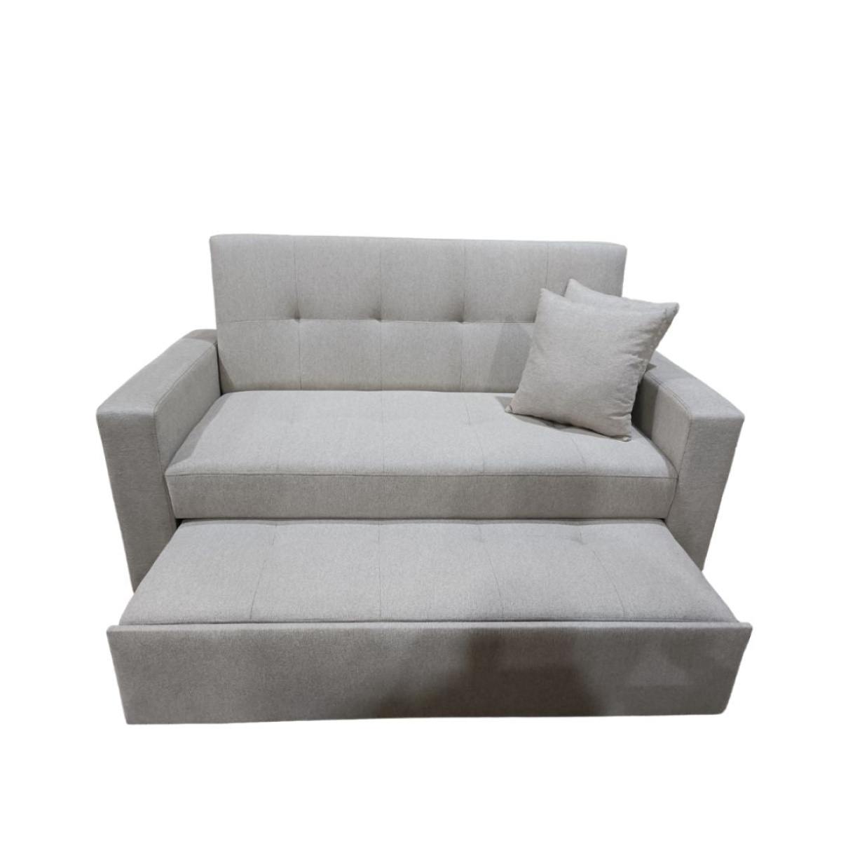 Manx 2-Seater Sofa Bed - Red Beech Wood - HST-080 - Image 4
