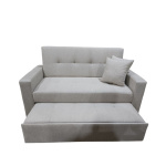 Manx 2-Seater Sofa Bed - Red Beech Wood - HST-080 - Image 4