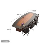 Meeting tab- 240x120 - Spanish MDF wood with metal chassis - CEM-054 - Image 3