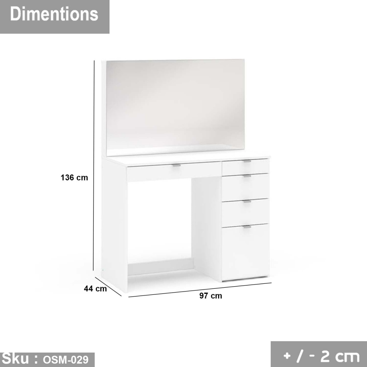 High-quality MDF wood hairstyle - OSM-029 - Image 3