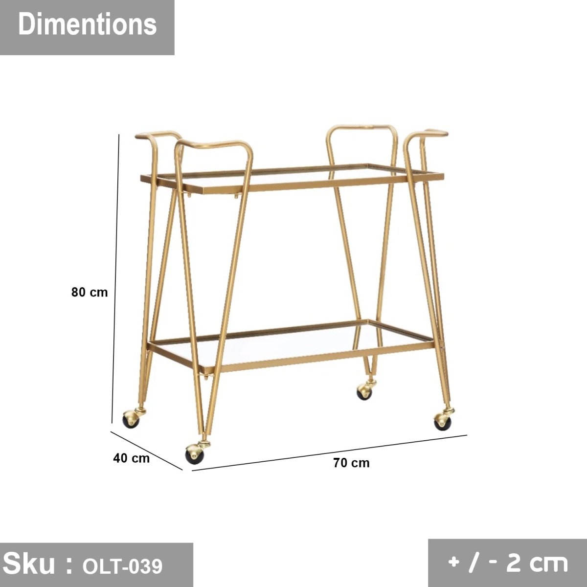 Thermal paint trolley - OLT-039 - Image 3