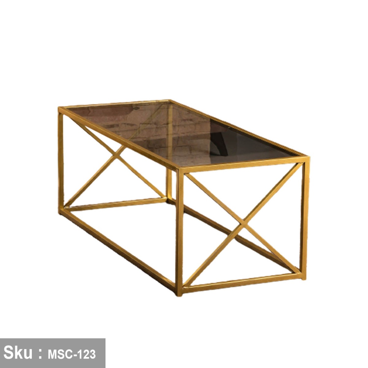 Exoma coffee table 100 * 50 glass - Image 3