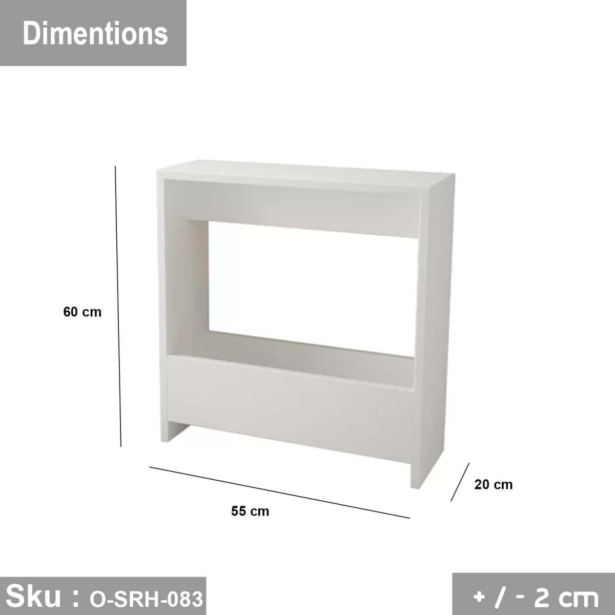 High quality MDF wood side table - O-SRH-083 - Image 3