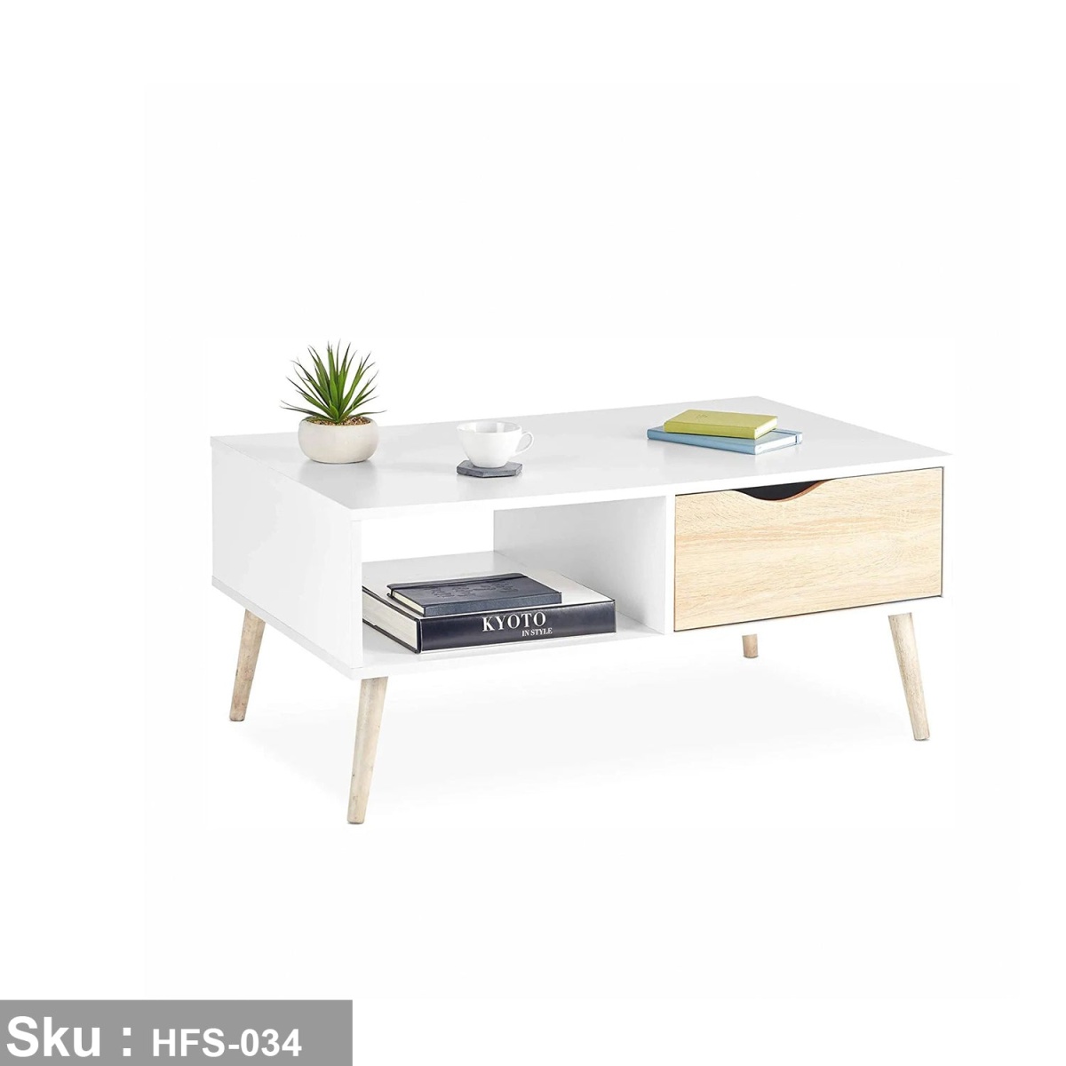 High quality MDF wood coffee table - HFS-034 - Image 3