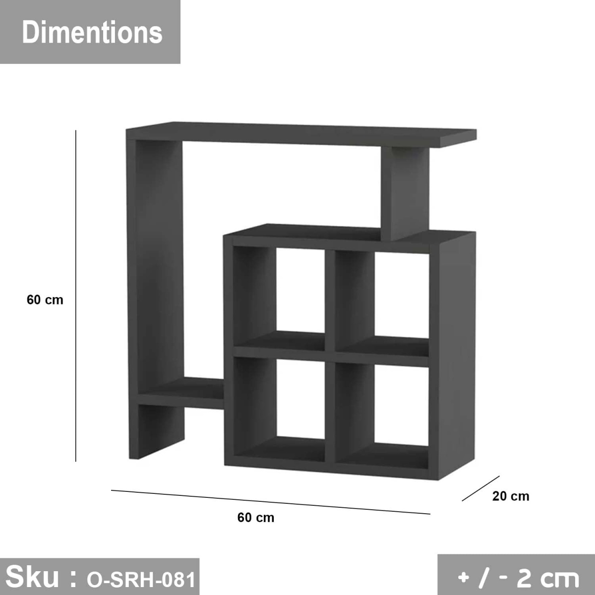 High-quality MDF wood side table - O-SRH-081 - Image 3