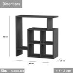 High-quality MDF wood side table - O-SRH-081 - Image 3