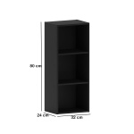 High quality wood bookcase - OMM-039 - Image 3