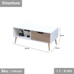 High-quality MDF coffee table - OTR-051 - Image 3
