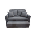 Manx 2-Seater Sofa Bed - Red Beech Wood - HST-083 - Image 4