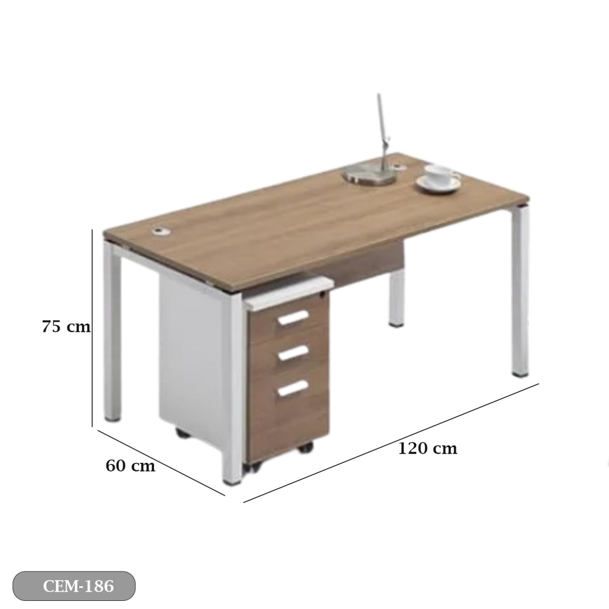 Spanish MDF Employee Desk - CEM-186 - Image 3