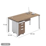 Spanish MDF Employee Desk - CEM-186 - Image 3