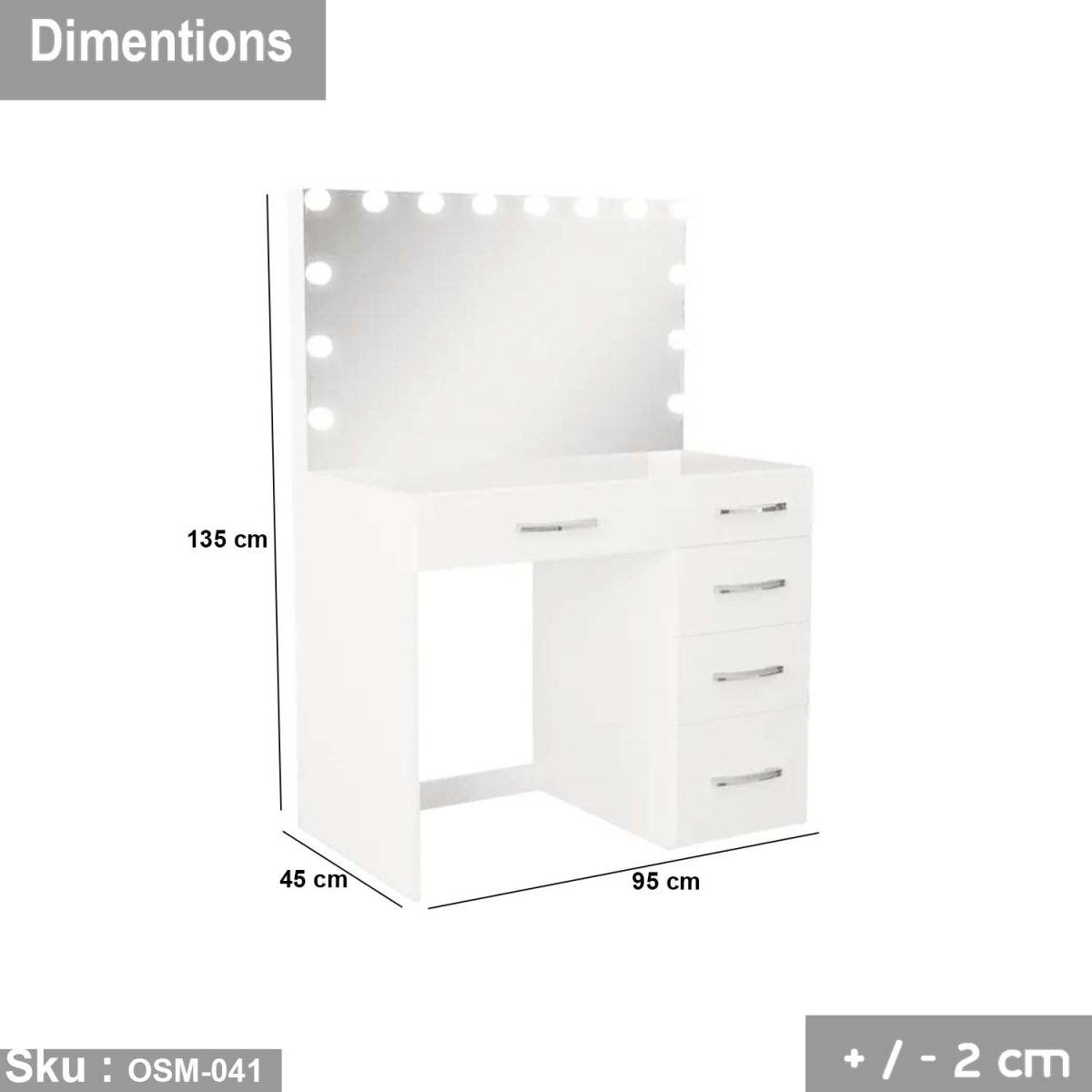 High-quality MDF wood hairstyle - OSM-041 - Image 3