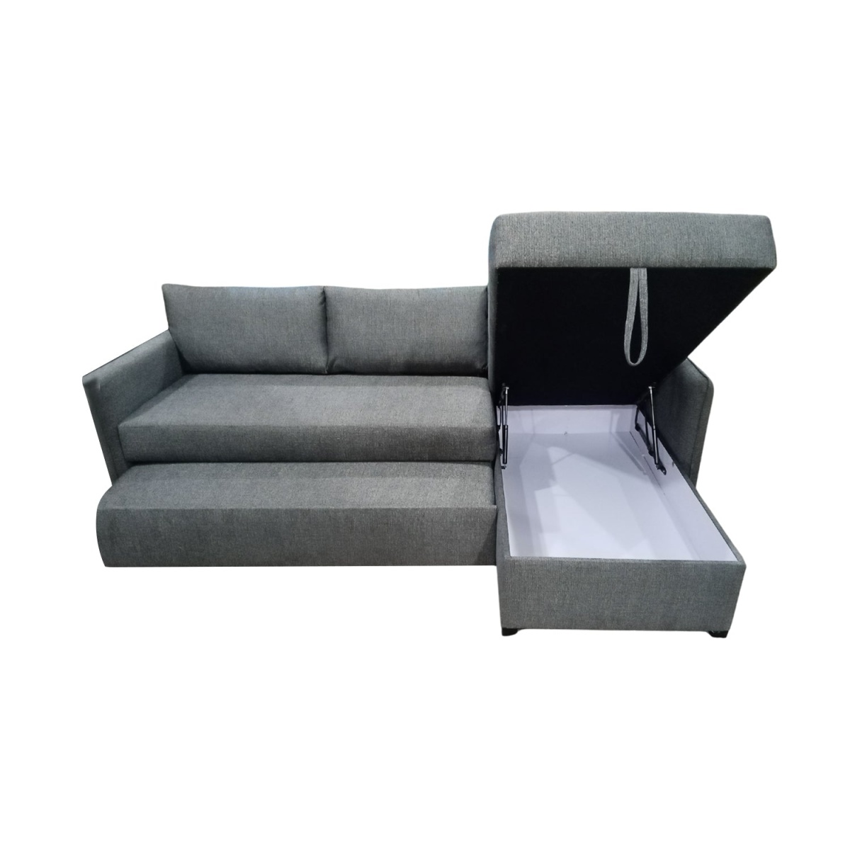 Manx sofa, 3 seater, bed and storage compartment - red beech wood - HST-032 - Image 5