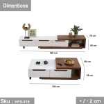 TV table and coffee table made of high-quality MDF wood - HFS-019 - Image 3