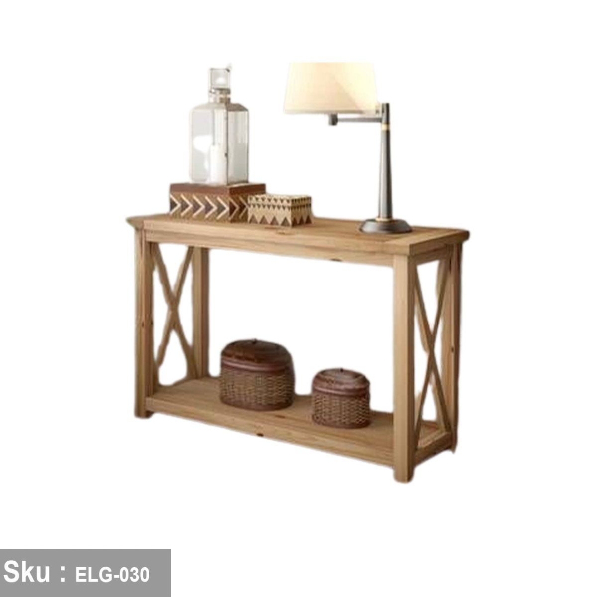 Natural wood console - 120X 90 - ELG-030 - Image 2