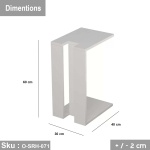 High quality MDF wood side table - O-SRH-071 - Image 3