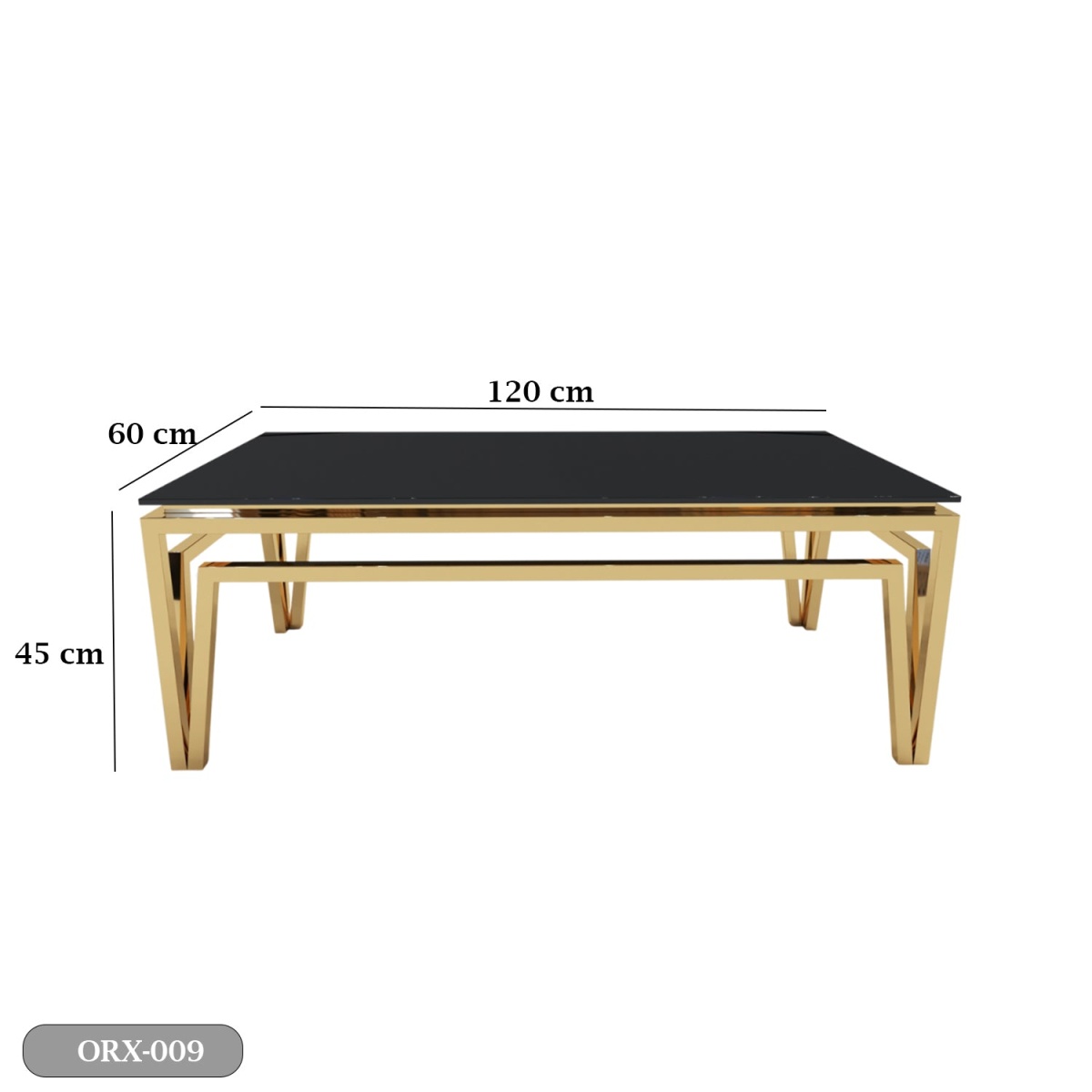 Stainless Steel Coffee Table - ORX-009 - Image 3