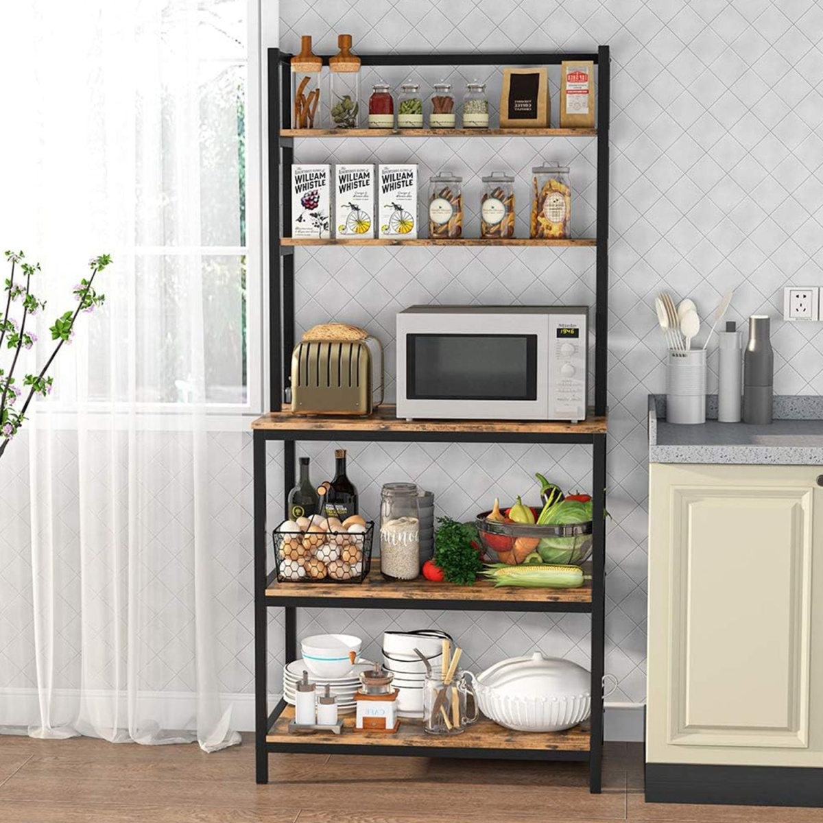 High quality metal kitchen shelves - OMM-022 - Image 4