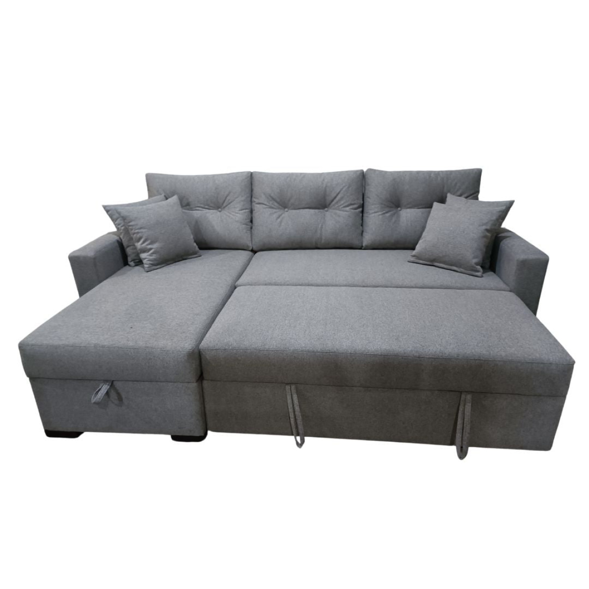 Manx sofa, 2 seater, bed and storage drawer - red beech wood - HST-038 - Image 5