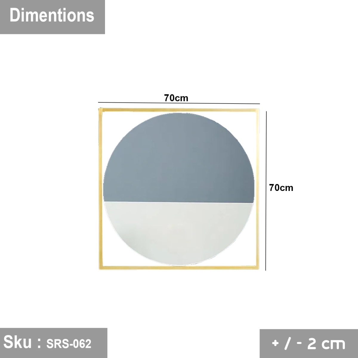 Decorative Steel Mirror - SRS-062 - Image 4