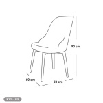 Dining table - 6 pieces of high quality beech wood - KYN-169 - Image 4