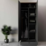 High quality MDF wood wardrobe - KYN-116 - Image 4