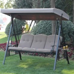 Three-seat outdoor swing for relaxing in gardens or outdoor spaces - SEA-003 - Image 4