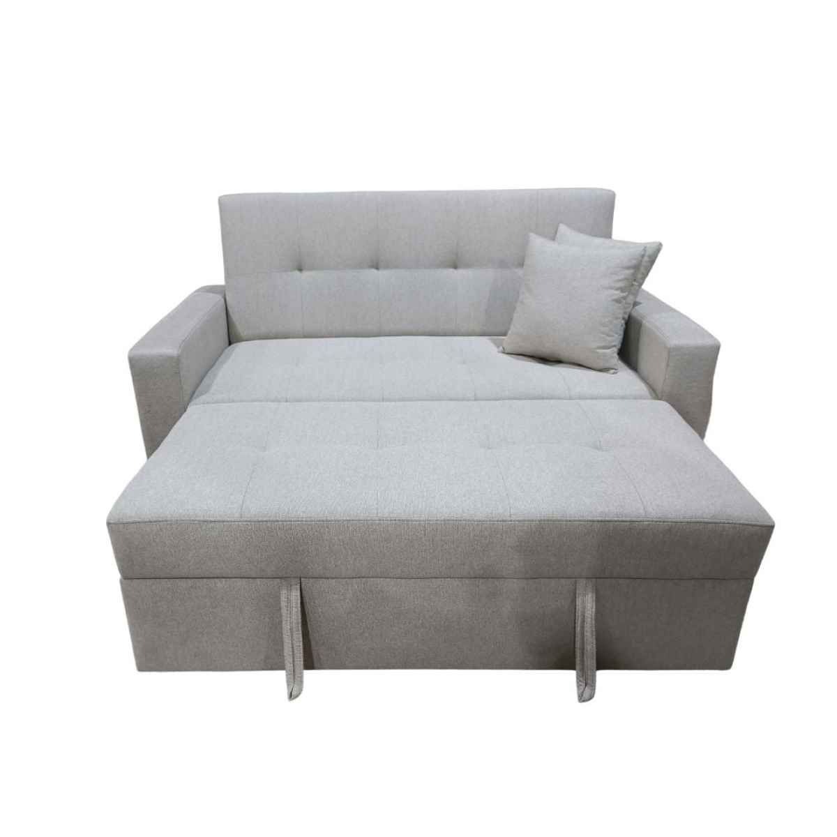 Manx 2-Seater Sofa Bed - Red Beech Wood - HST-080 - Image 5