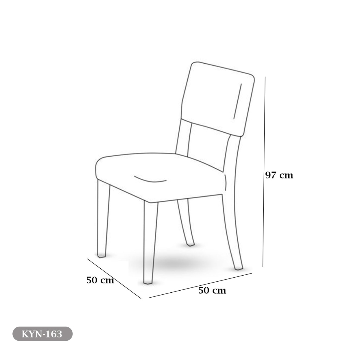 Dining table - 6 pieces of high quality beech wood - KYN-163 - Image 4