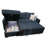 Manx sofa, 2 seater, bed and storage drawer - red beech wood - HST-035 - Image 6
