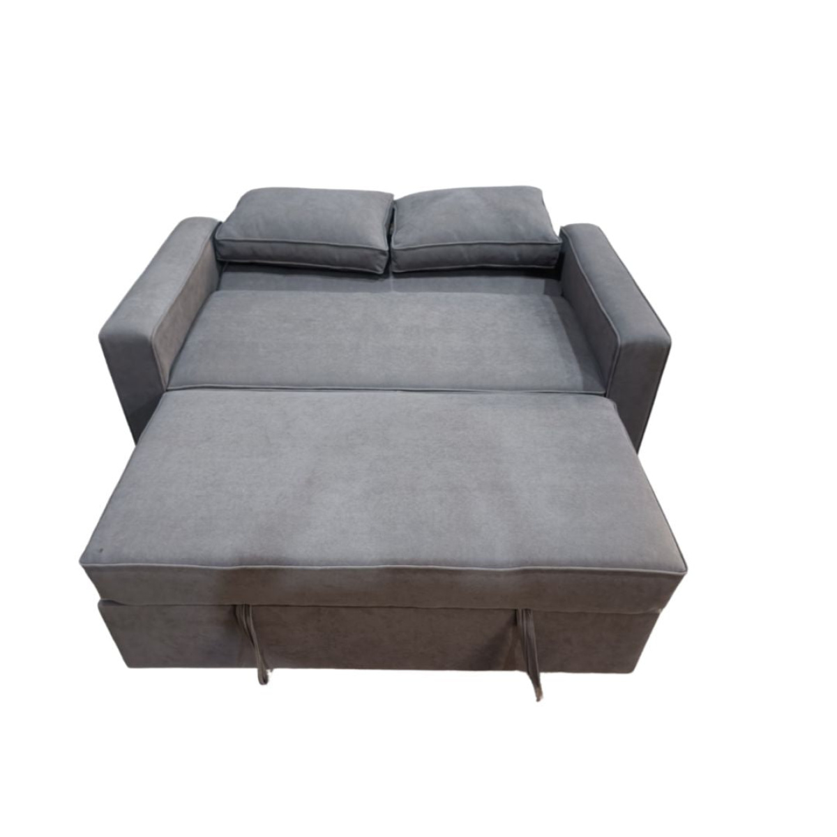 Manx 2-Seater Sofa Bed - Red Beech Wood - HST-083 - Image 6