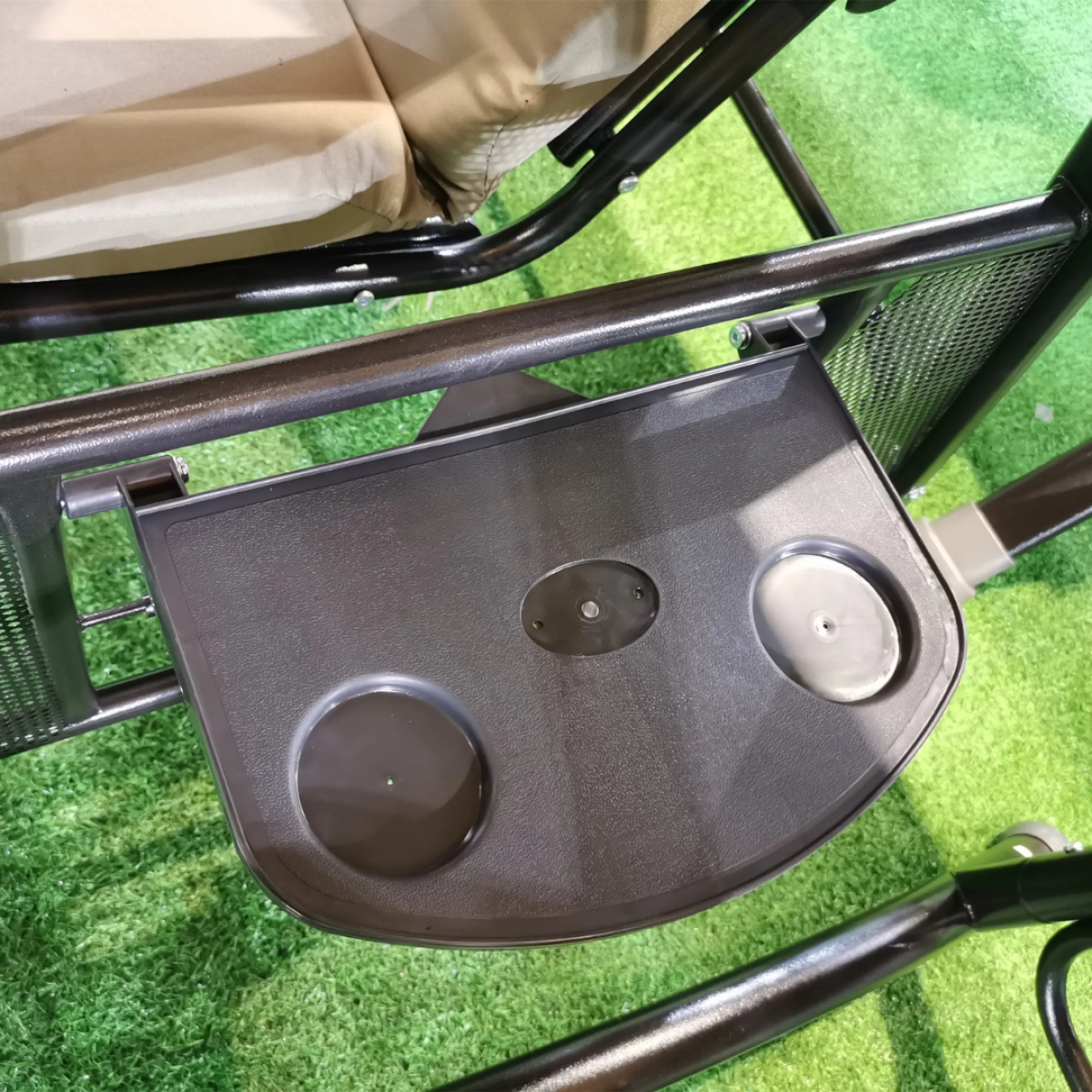 Three-seat outdoor swing for relaxing in gardens or outdoor spaces - SEA-003 - Image 5
