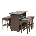Latina bar set of 6 chairs for restaurants and cafes - Image 4
