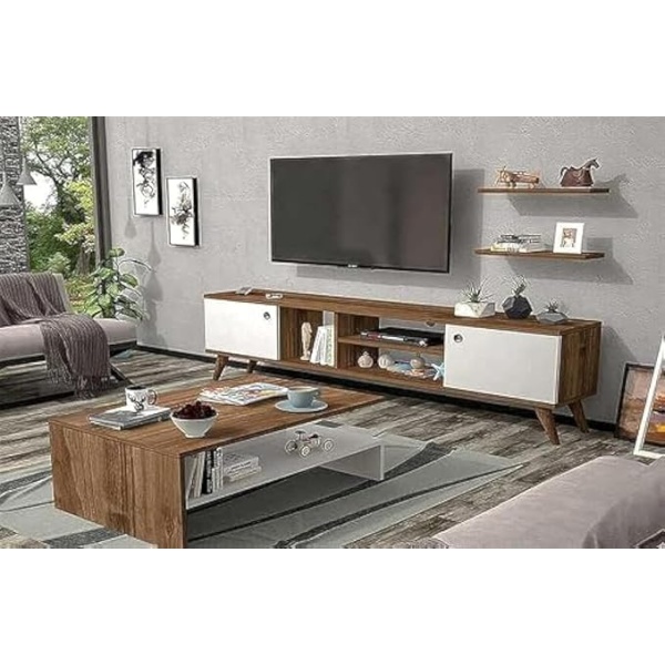 TV table and coffee table made of high-quality MDF wood - HFS-018