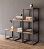 Steel and wood wall display unit - SRS-008 - Image 4