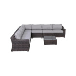 L-shaped rattan breaker corner fits 7 people - Image 4