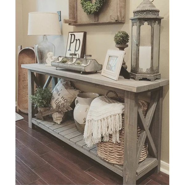 Swedish wood console - OHA-066