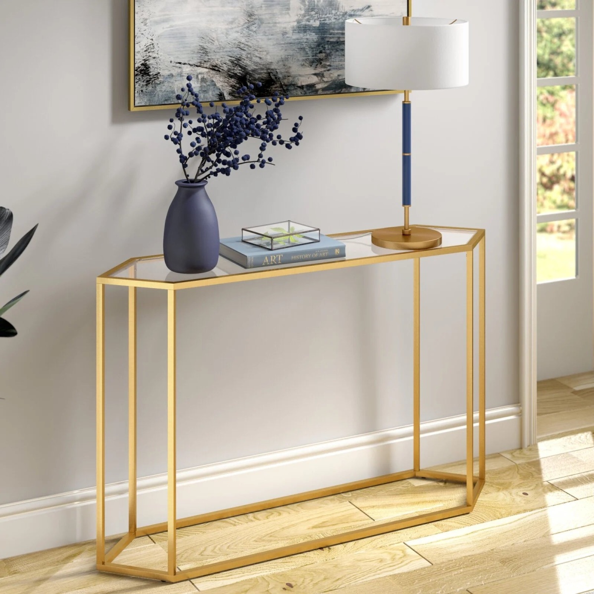Gain iron console electrostatic golden paint - Image 1