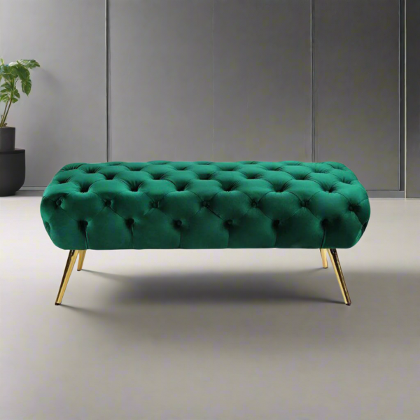 Falls banquette 100 * 50 velor green